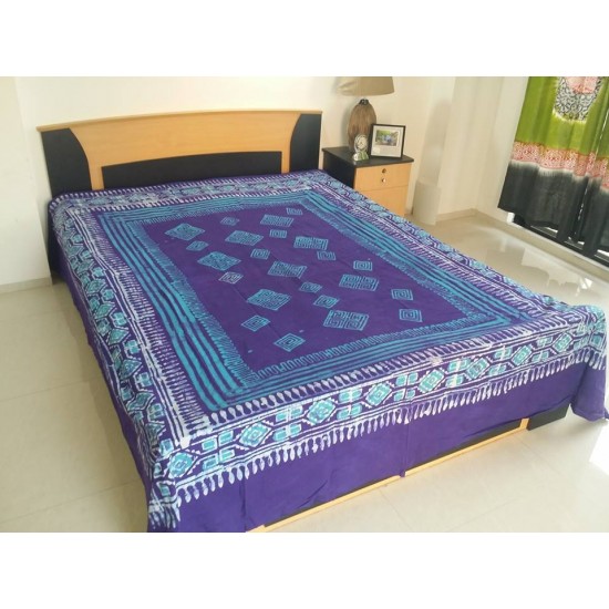 High quality hand made Batik bed sheet with 2 pillow cover