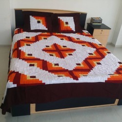 High quality Multi color bed sheet with 2 pillow cover