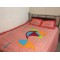 High quality hand made Applique bed sheet with 2 pillow cover
