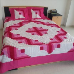High quality Multi color bed sheet with 2 pillow cover