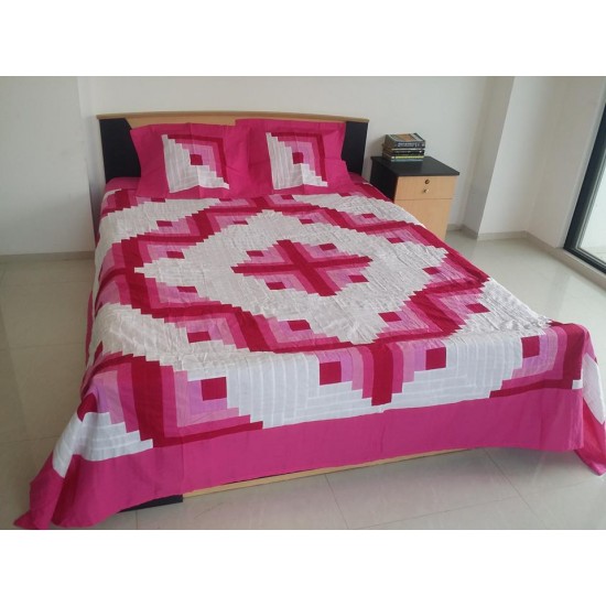 High quality Multi color bed sheet with 2 pillow cover