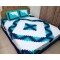 High quality Multi color bed sheet with 2 pillow cover