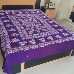 High quality hand made Batik bed sheet with 2 pillow cover