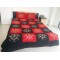 High quality hand made Applique / crochet bed sheet with 2 pillow cover