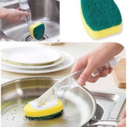 Soap dispenser with dish washer brush Dish wand