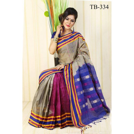 Fashionable Saree with blouse pcs