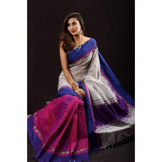 Fashionable Saree with blouse pcs