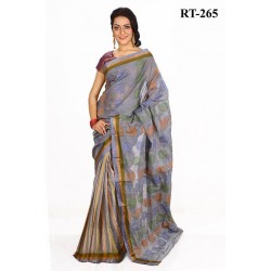 Fashionable Saree with blouse pcs