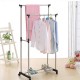 Folding Double Clothes & Shoe Rack