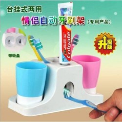 TOOTHPASTE DISPENSER WITH SUCTION CAP