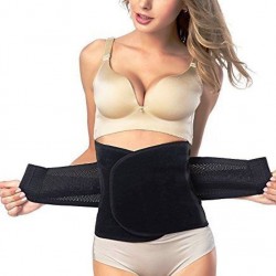 Adjustable Waist Trimmer belt with heating pad 