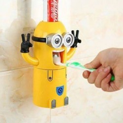 Minion toothpaste dispenser