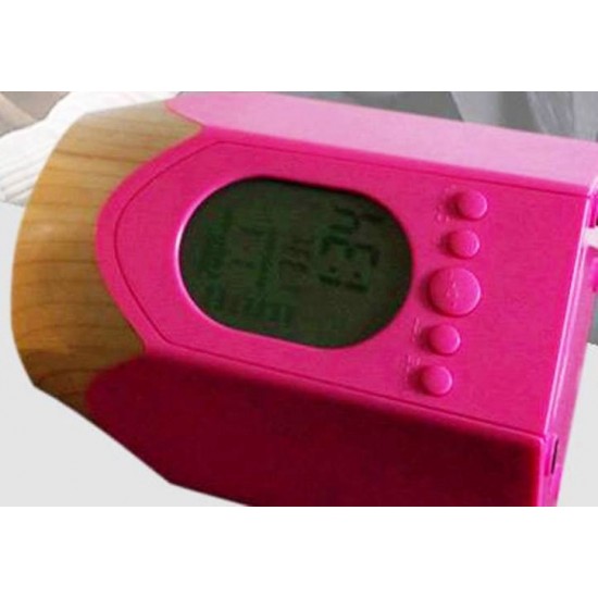 Multi Function Charming Pencil Shaped Tip Pen Holder With Calendar And Electronic Alarm Clock