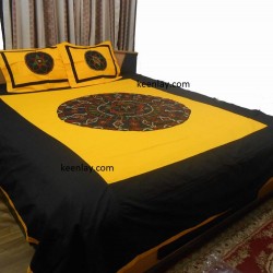 Nakshi Bed Cover with Two Pillow Cover