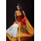 Fashionable Saree with blouse pcs 