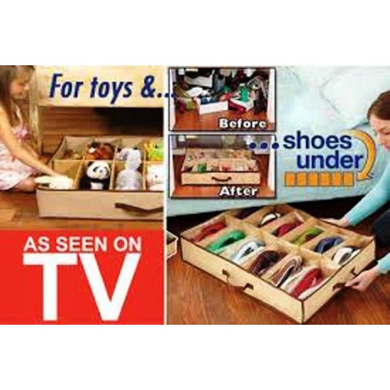 Shoes Under Space-Saving Shoe Organizer 