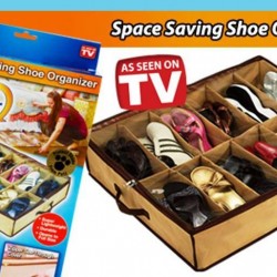 Shoes Under Space-Saving Shoe Organizer 