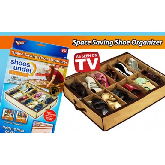 Shoes Under Space-Saving Shoe Organizer 