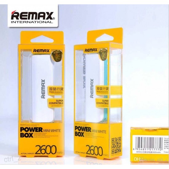 Remax 2600mAh Power Bank intact Box