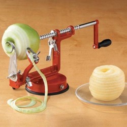 Multi functional apple and potato peeler slicer