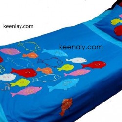 Toddler Applique Bed Cover with One pillow cover