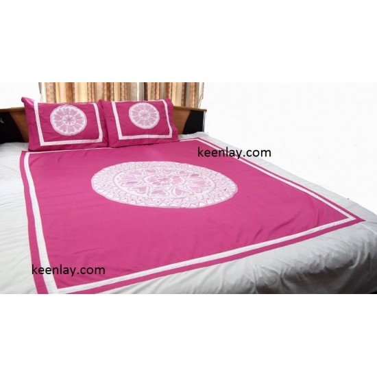 Nakshi Bed Cover with two pillow cover