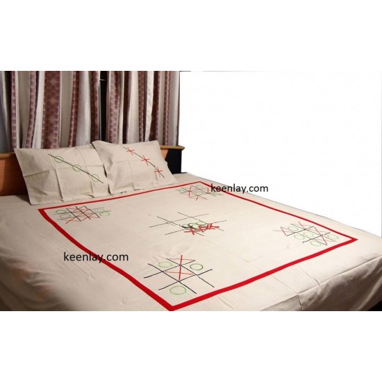 Tick-Tack-Toe Bed Cover