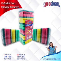 Colourful  Grip Sponge Scourinf Pad(Big)_CG-0445