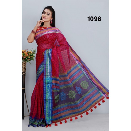 Pure Muslin Silk Saree 