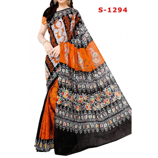 Mom Batik Saree with Blouse Pcs