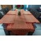 Block table cloth with 6 chair cover