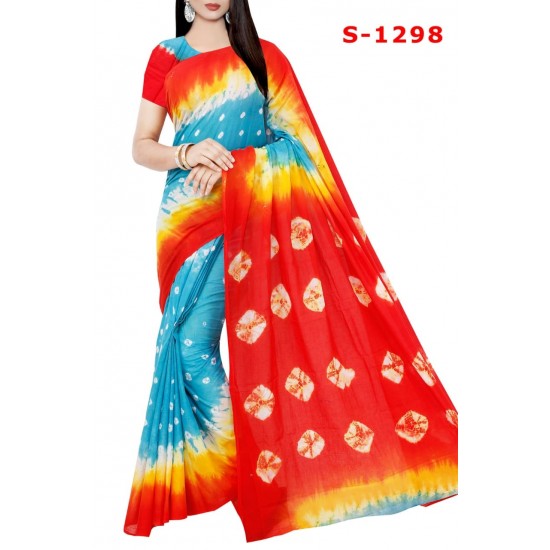 Mom Batik Saree with Blouse Pcs