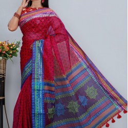 Pure Muslin Silk Saree