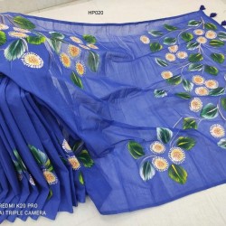 Half Silk Hand Paint saree