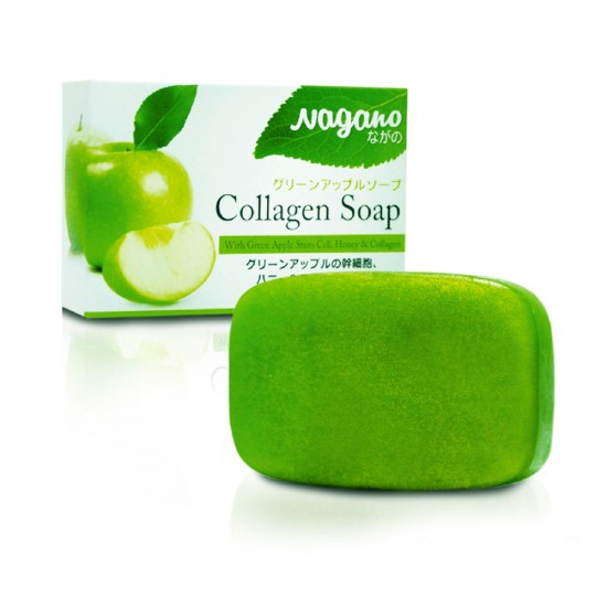 Green Apple Collagen Soap