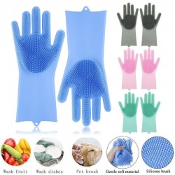 সিলিকন ডিস ওয়াশিং গ্লাভস /Soft Dish washing Gloves