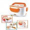 Electric Heated Lunch Box Portable 2 in 1 Car & Home US Plug/EU Plug Bento Boxes Stainless Steel Food Container