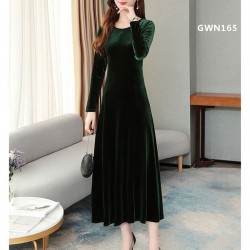 Orginal High Quality China Glossy Luxury Velvet Winter Wear for Woman