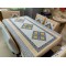 Block table cloth with 6 chair cover