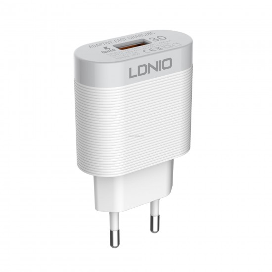 Product Name: LDNIO 3A Travel Charger with Micro USB Cable EU (A303Q) – White.