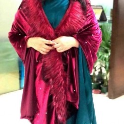 Spacial Winter shawl