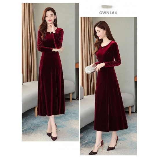 Orginal High Quality China Glossy Luxury Velvet Winter Wear for Woman