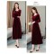 Orginal High Quality China Glossy Luxury Velvet Winter Wear for Woman