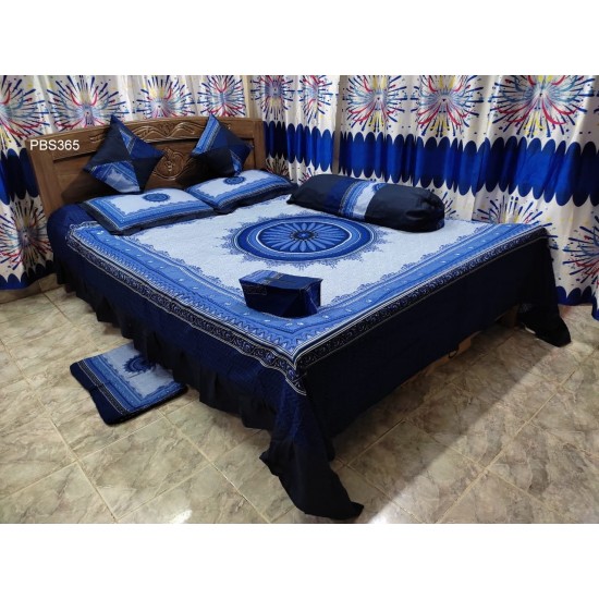 Print Bedsheet 8 pices Set