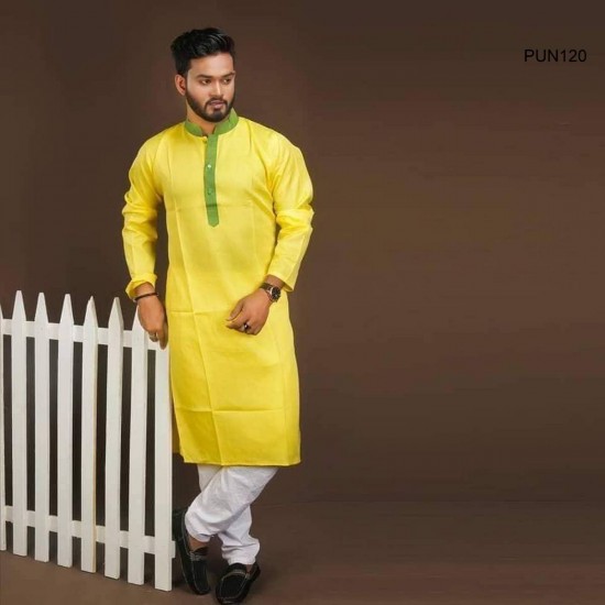 Stylish semi long panjabi for Men