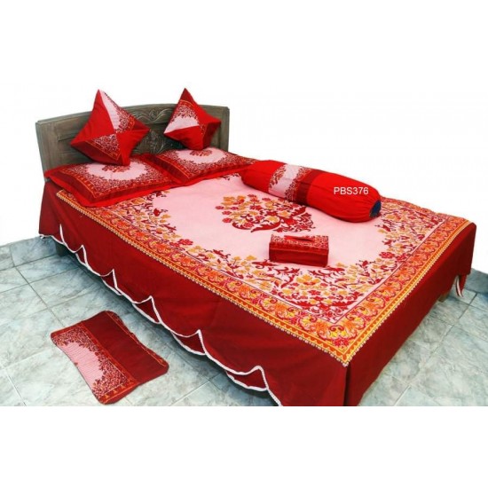 Print Bedsheet 8 pices Set