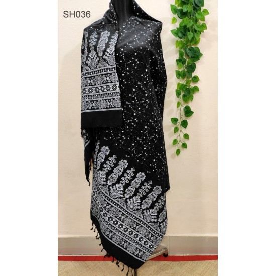 Fashionable Aarong Viscose Screen Print shawl
