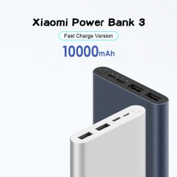Product Name: Mi 10000mAh Power Bank V3 USB-C Fast Charge 18W - Black/Silver.