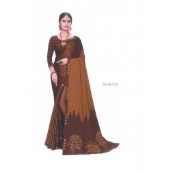 Shamu Silk Ambush Print saree with Blouse piece