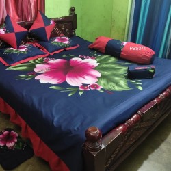 Print Bedsheet 8 pices Set